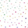 Dot and spots scatter celebration confetti pattern abstract back