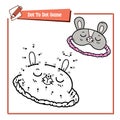 dot to dot puzzle with doodle sleeping mask