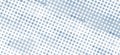 Doted pattern with sloping grey blue halftone texture