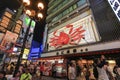 Dotonbori Canal in Namba district, Osaka, Japan