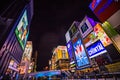 Dotonboti street in Namba is the best sightseeing attraction and famous place in Osaka Royalty Free Stock Photo