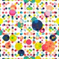 Dots background, pattern. Polka design vector