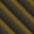 Dots 3d golden vector seamless pattern. Halftone textured background. Grunge gradient repeat backdrop. Diagonal dotted stripes.