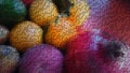 DOTS Fruits Closeup Abstract Background