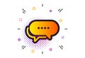 Dots message icon. Chat comment sign. Speech bubble. Vector Royalty Free Stock Photo