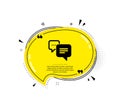 Dots message icon. Chat comment sign. Speech bubble. Vector Royalty Free Stock Photo