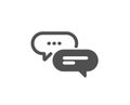 Dots message icon. Chat comment sign. Speech bubble. Vector Royalty Free Stock Photo