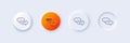 Dots message line icon. Chat comment sign. Speech bubble. Line icons. Vector