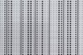 Dots on a metal surface pattern texture. Royalty Free Stock Photo