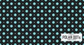 Dots pattern vector. Polka dot background. Seamlles polka dots abstract background. Dot pattern print. Panorama view. Vector