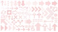 Dotted Arrow Design Elements for Dynamic Motion Graphics Vector Set