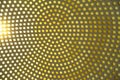 Dotted background of the colorful circles, pastel yellow geometric pattern.