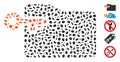 Dotted Collage Folder Access Key