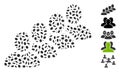 Dotted Collage User Queue
