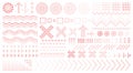 Dotted Design Elements Set - Abstract Motion Graphics Vector Collection