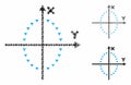 Dotted ellipse plot Mosaic Icon of Raggy Parts