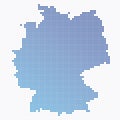 Dotted Germany Map