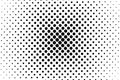 Dotted gradient halftone background. Horizontal seamless dotted pattern in pop art style. Abstract modern stylish