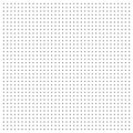 Dotted graph paper with grid. Polka dot pattern, geometric texture for calligraphy drawing or writing. Blank sheet of