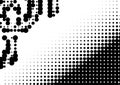 Halftone dotted background for business design