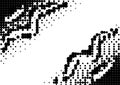 Halftone dotted background for business design