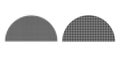 Dotted Halftone Semisphere Icon