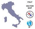 Dotted Italy Map