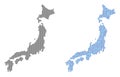 Pixel Japan Map Abstractions