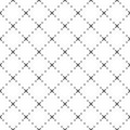 Dotted line rhombus seamless pattern. Modern stylish texture. Repeating geometric tiles with dotted rhombus Royalty Free Stock Photo