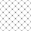 Dotted line rhombus seamless pattern. Modern stylish texture. Repeating geometric tiles with dotted rhombus. Royalty Free Stock Photo