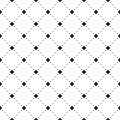 Dotted line rhombus seamless pattern. Modern stylish texture. Repeating geometric tiles with dotted rhombus. Royalty Free Stock Photo