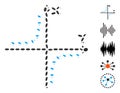 Dotted Mosaic Dotted Hyperbola Plot