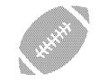 Dotted Pattern Picture of a American Football Ball Royalty Free Stock Photo