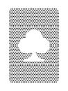 Dotted Pattern Picture of a Playing Card Royalty Free Stock Photo