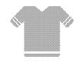 Dotted Pattern Picture of a Sport Shirt Royalty Free Stock Photo