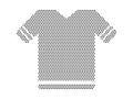 Dotted Pattern Picture of a Sport Shirt Royalty Free Stock Photo