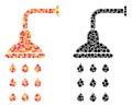 Dotted Shower Mosaic Icons