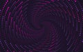 Dotted Spiral Vortex Abstract background