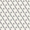 Dotted triangles pattern.