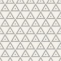 Dotted triangles pattern.