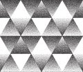 Dotted triangular texture