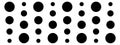 Dotted vector pattern. Minimalistic abstract vector background.