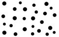 Dotted vector pattern. Minimalistic abstract vector background.