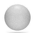 Dotwork Halftone Vector Sphere