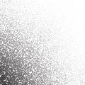 Dotwork noise gradient vector background. Black noise stipple dots. Sand grain effect. Abstract grunge spray banner Royalty Free Stock Photo