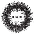 Dotwork Ring Vector Banner