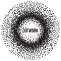 Dotwork Ring Vector Banner