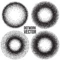 Dotwork Ring Vector Banners