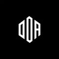 DOU Shield Abstract Monogram Letter Mark Vector Logo