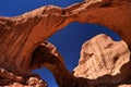 Double Arch, Arches National Park, Utah, USA Royalty Free Stock Photo